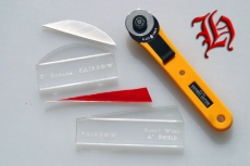 Fletching Template &quote;Shield&quote; 6&quote;