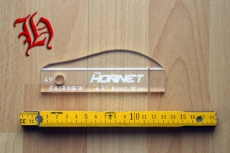 Befiederungs-Schablone Hornet 4,5