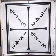 Meyer Square 100x100 cm PVC banner