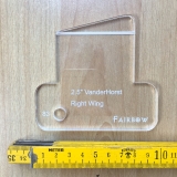 Fletching Template &quote;Vanderhorst&quote; 2.5&quote;
