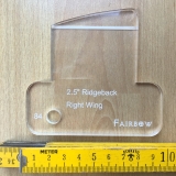 Fletching Template &quote;Ridgeback&quote; 2.5&quote;