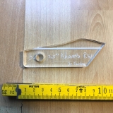 Fletching Template &quote;Khampa&quote; 3.5&quote;